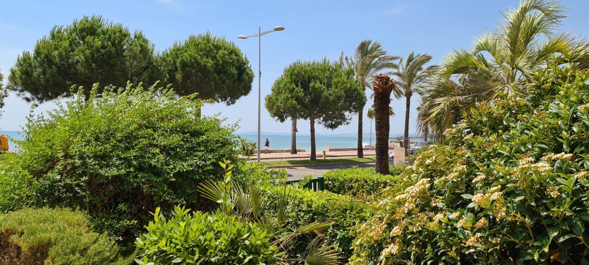 Studio De La Plage - Mer, Terrasse Et Garage Cagnes-sur-Mer Exterior foto