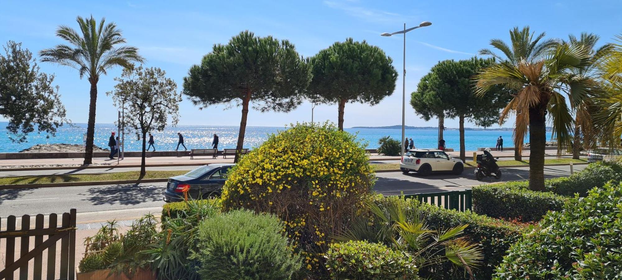 Studio De La Plage - Mer, Terrasse Et Garage Cagnes-sur-Mer Exterior foto